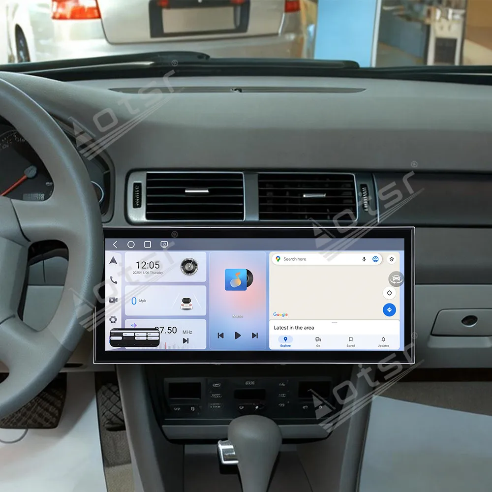 For Audi A6 S6 RS6 1997-2004 15.8 Large Screen Android Car Stereo GPS Navigation Multimedia Player Wireless CarPlay Android Auto