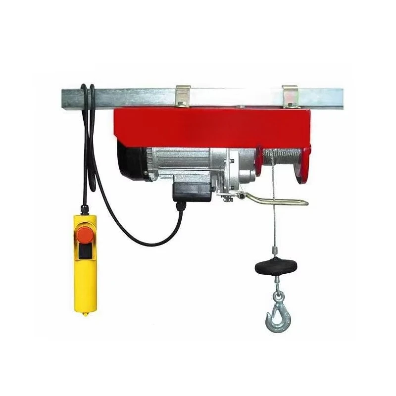 China remote control micro electric trolley overhead crane wire rope electric hoist 1.5 tons