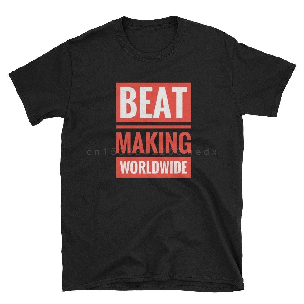 Beat Machen Weltweit Unisex T-shirt Beatmaker Musik Geschenk 100 % Baumwolle Hip Hop Tee Shirts