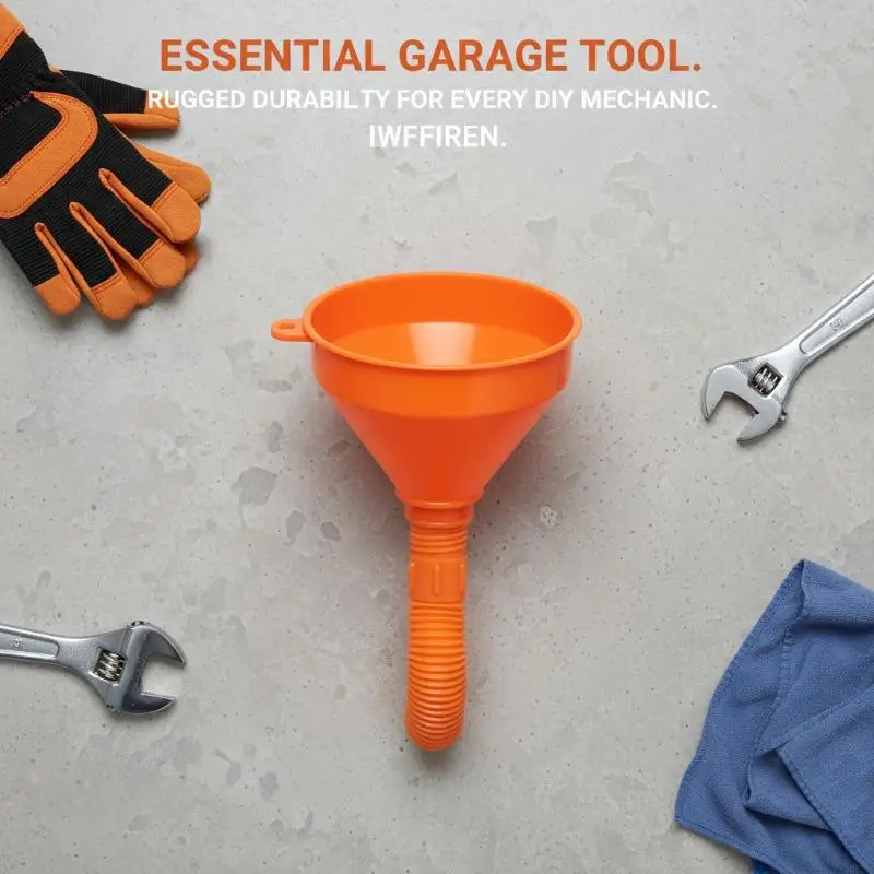 Refueling Funnel With Filter Motorcycle Refuel  Engine Oil Funnel Moto Car Long Mouth Funnels Car Repair Filling Tools