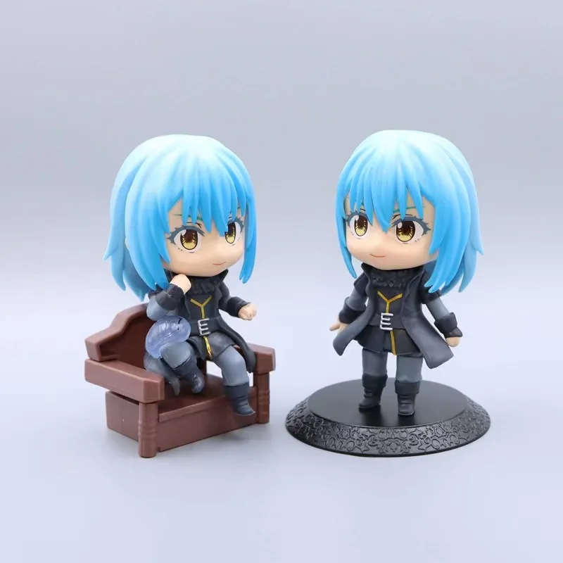 Naquela época eu reencarnei como um slime anime figuras rimuru milim kawaii figura de ação pvc modelo brinquedo coleção crianças para presente