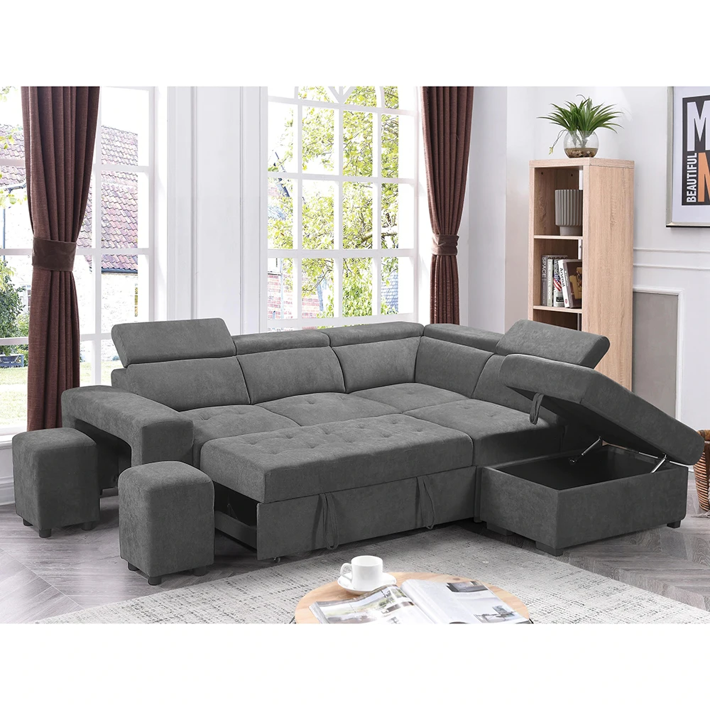 # Sofa Come Bed for Small Spaces Sleeper Couch Transformer Folding Sofa Bed With Storage