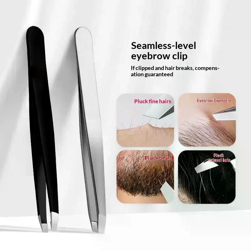 4pcs Professional Tweezers Set Stainless Steel Perfect For Grooming Eyebrow Hair Removal Splinter And Ingrown Hair Removal More