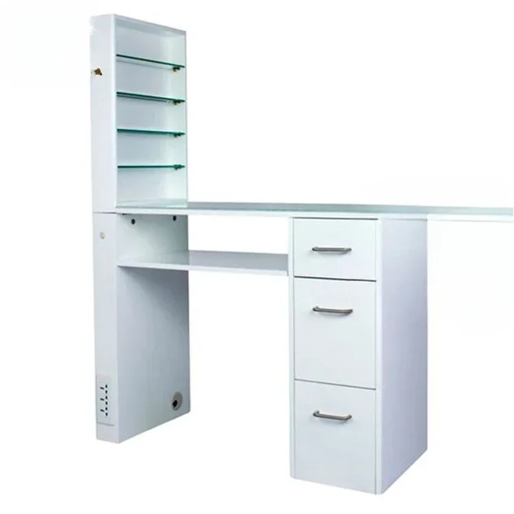 

-Hot selling Manicure Table And Nail Salon Table For Nail Salon Furniture light luxury