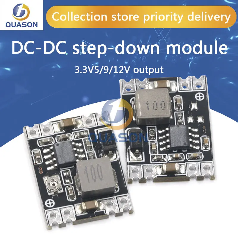 DC-DC Buck Step-down Power Supply Module 5V-12V 24V to 5V 3.3V 9V 12V Fixed Output High-Current