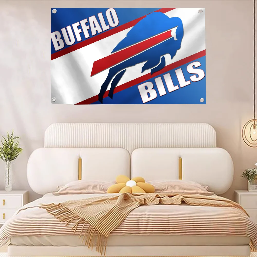 Garden Funny Flag Pride Flag Flag to Hang Flags for Rooms Banner B-buffalo B-bills Outdoor Decor Room Aesthetic Wall Decoration