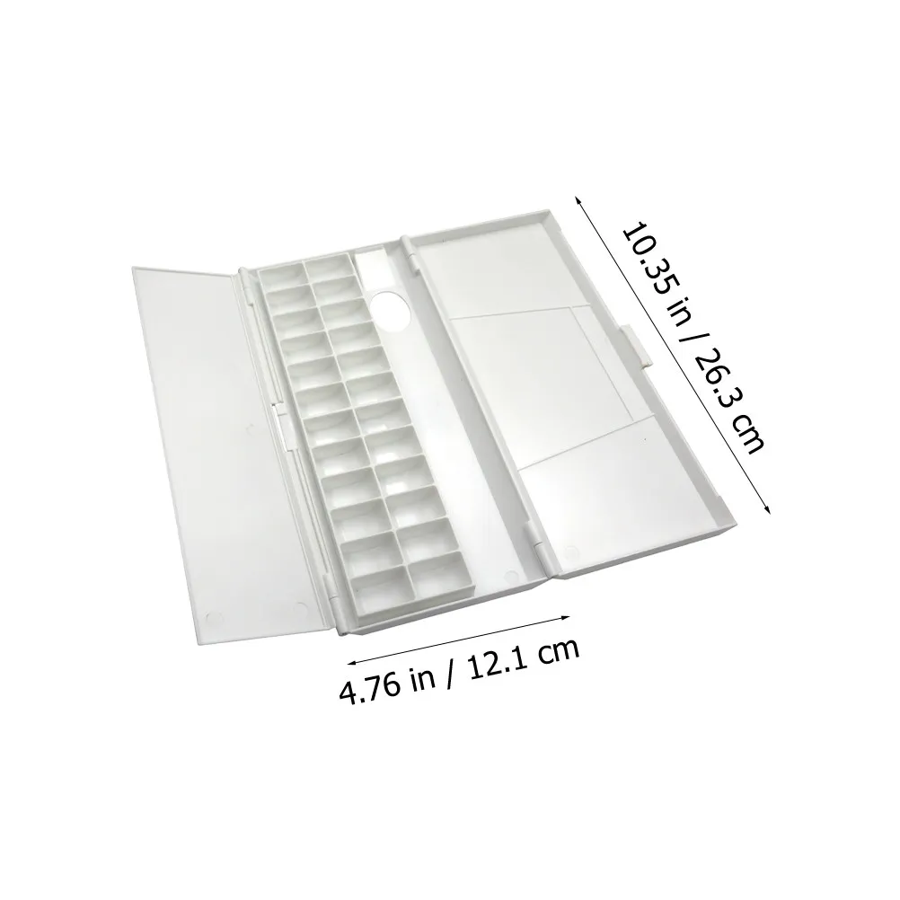 Foldable Watercolor Paint Box with Clamshell Design for Artists, Students & Hobbyists – Oil, Acrylic, Watercolor