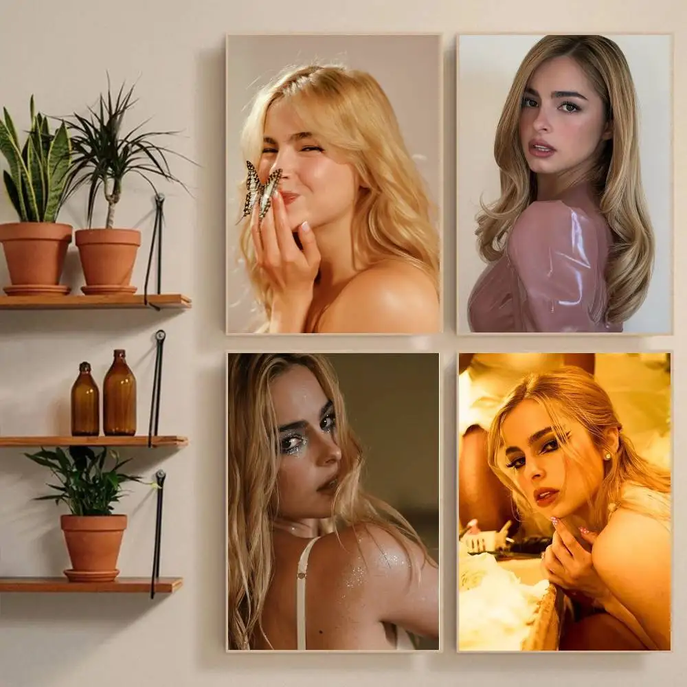 1pc Singer Addison Rae Poster Sticker Print Waterproof Wall Art For Living Room Bedroom Home Decor