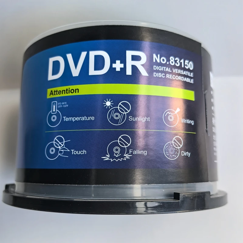 1 Stück Deli 83150 DVD+R leere Scheibe beschreibbare DVD Single-Chip beschreibbare digitale vielseitige Scheibe 4,7 GB/120 Min/16 x DVD+R-Disc