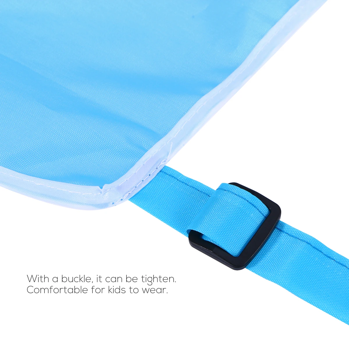 

NUOLUX 2pcs Waterproof Aprons with Pockets Painting Craft Aprons and Oversleeves (Blue and Rose Red)