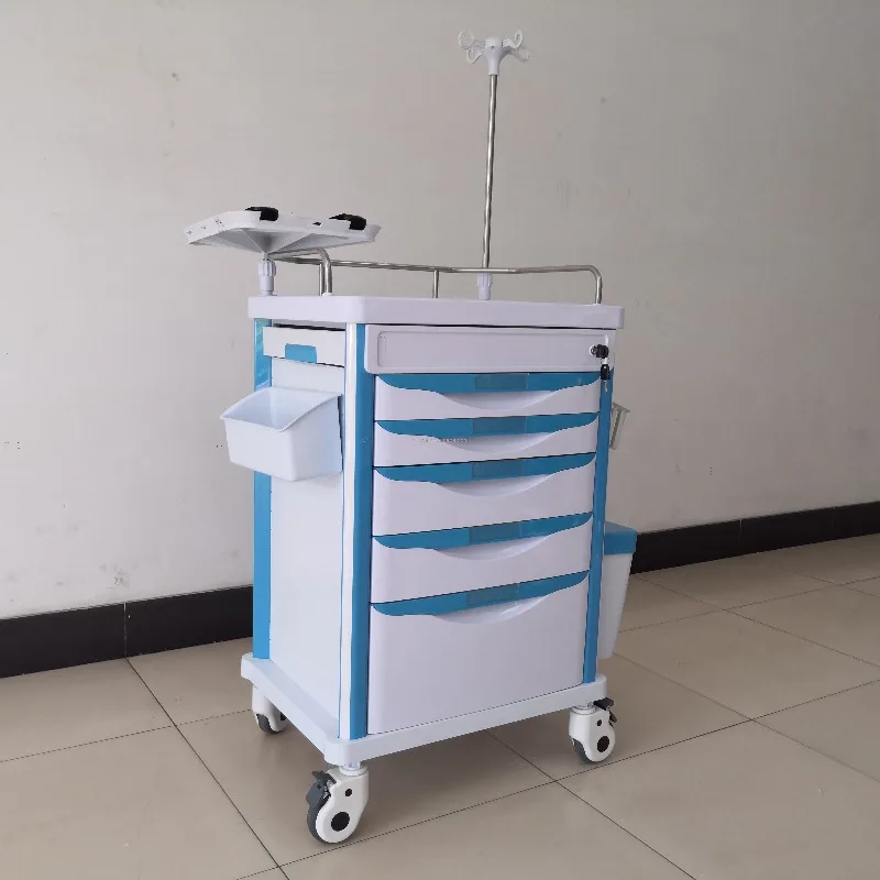 Professional Vet Medicine Trolley - Multi-Function Veterinary Medical Cart with Wheels view 5