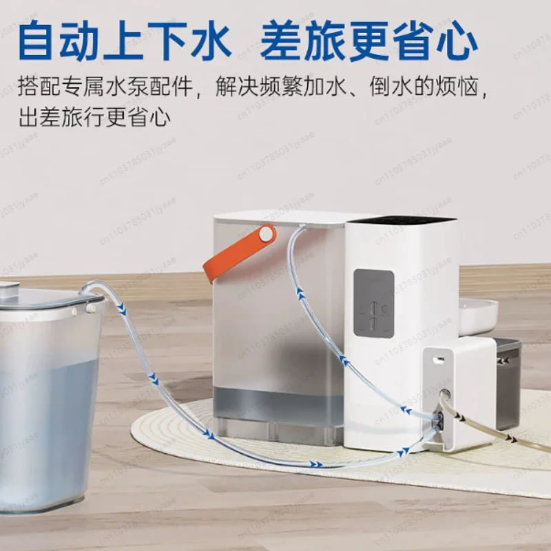 Cat water dispenser, non plug, tilting, constant temperature heating, automatic feeding, pet dog water dispenser