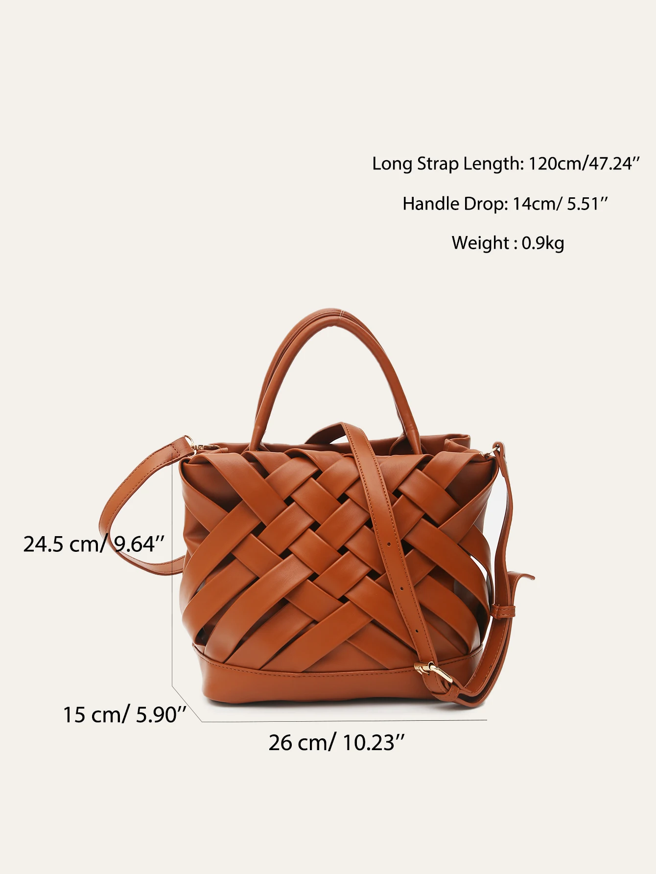 CEZIRA borse tessute a mano di lusso per le donne moda PU in pelle vegana borsa con manico superiore Tote Bucket borse a tracolla Daily Sac