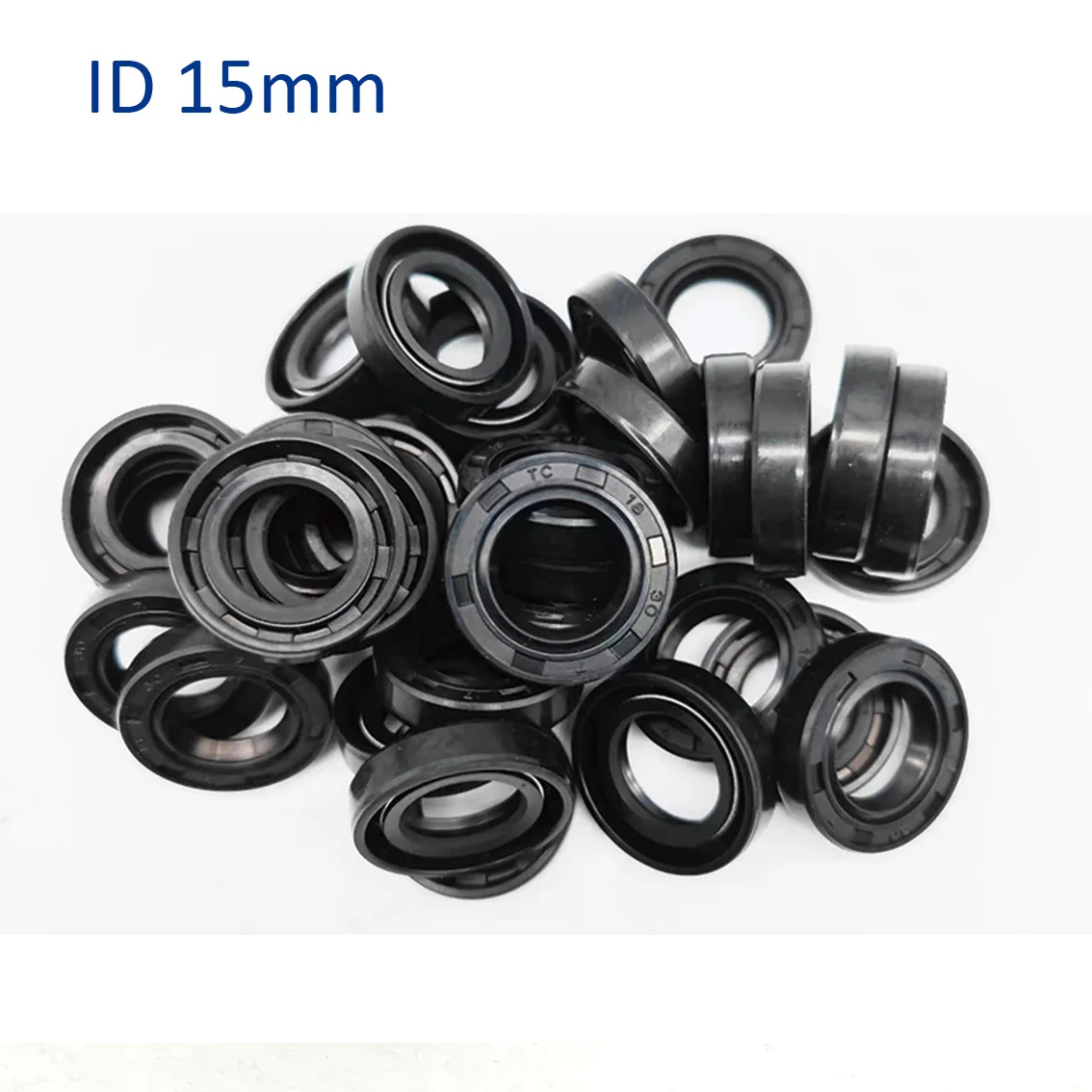 1pcs ID 15mm NBR Oil Seal TC-15*22/25/26/27/28/30/32/35/36/40*4/5/6/7/8/10mm Nitrile Rubber TC/FB/TG4 Shaft Double Lip Gasket