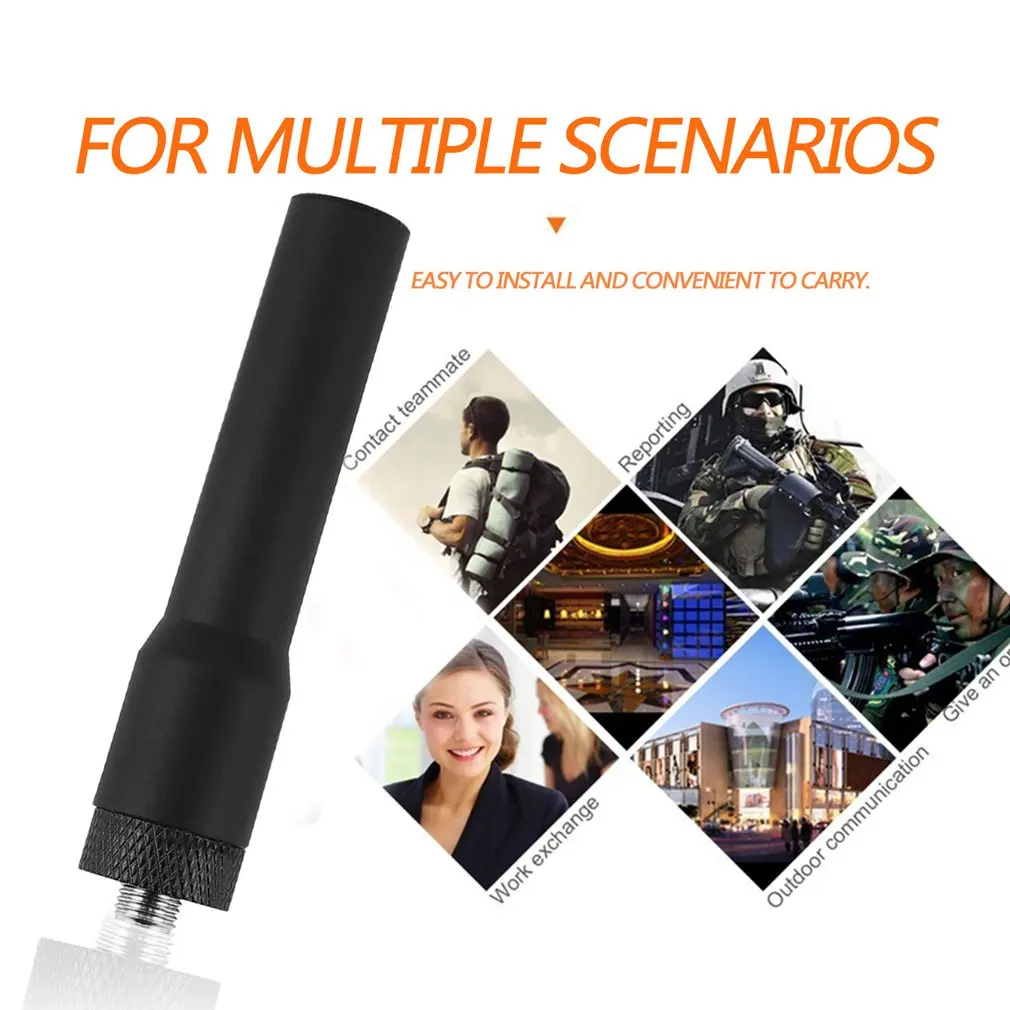 SMA-F صغير الإناث المزدوج الفرقة اسلكية تخاطب ، هوائي لينة ، UV-5R ، SF20 ، Baofeng ، في الهواء الطلق زائد ، UV-5RE زائد ، UV5RC ، UV-82 ، UVB5 ، UVB6 ، 1 قطعة