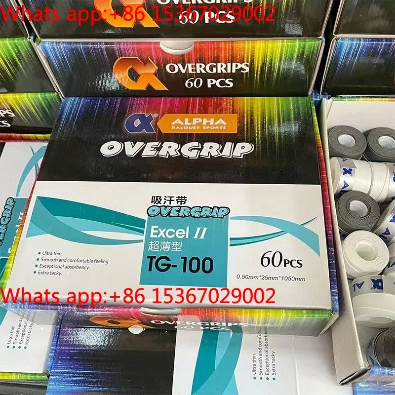 อัลฟ่า 30 ชิ้น ที่พันด้ามไม้เทนนิส แบบเหนียวพิเศษ บางเฉียบ 0.5 มม. สำหรับแบดมินตัน ซับเหงื่อ ให้ความรู้สึกสบาย ใช้ได้กับอุปกรณ์ตกปลา