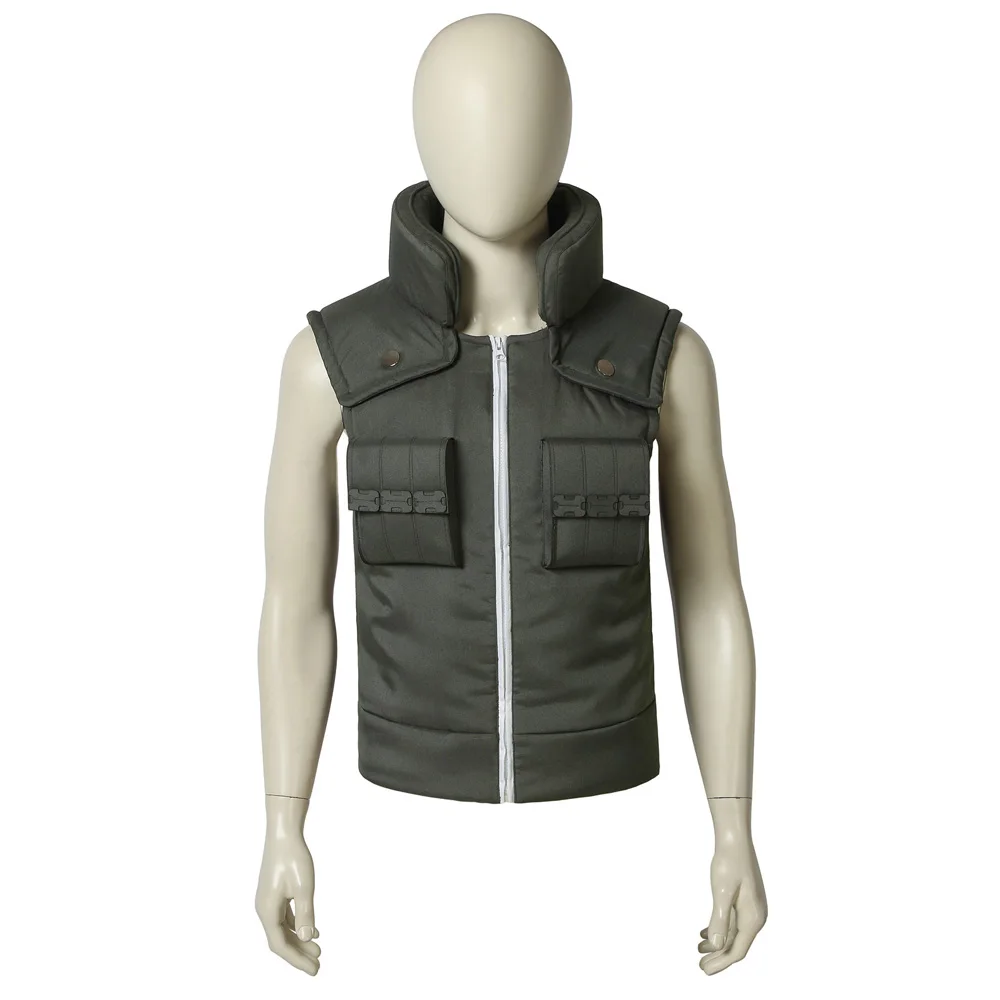 Kakashi sur mesure chaud Anime Cosplay gilet Halloween déguisement héros Costume veste verte