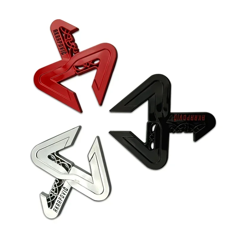 

AKRAPOVIC Badge Car Side Body Trunk Emblem for BMW Audi Honda Toyota KIA Skoda Jaguar Nissan Ford Peugeot Sticker Accessories