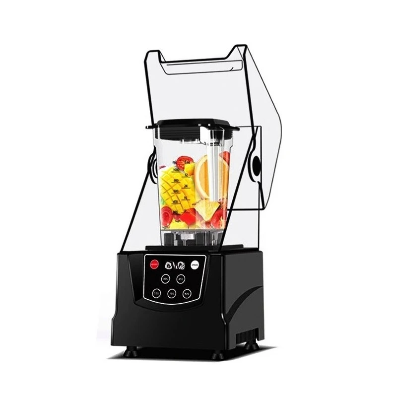 Smoothie machine Commercial milk tea shop Dessert shop Silent with cover Wall breaking machine Automatic ice crusher
