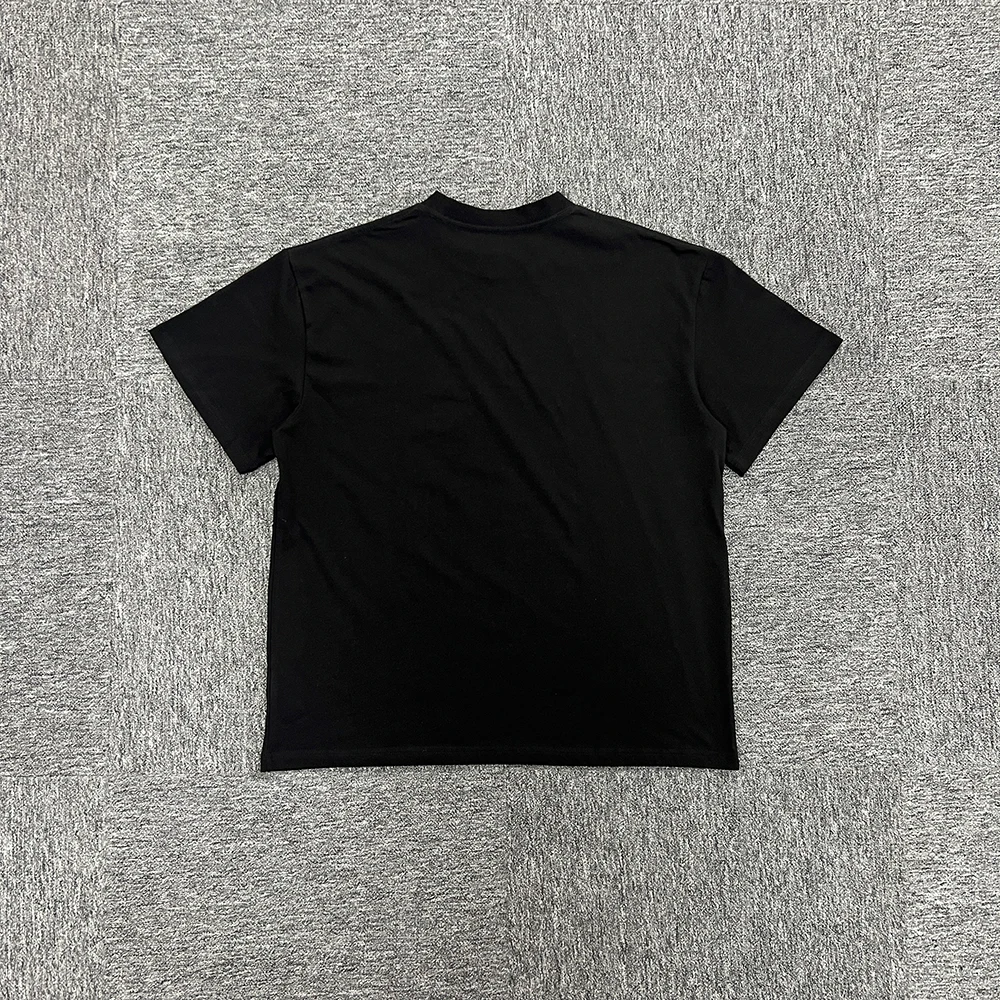 C-150 Black Cotton T-Shirt | Breathable Light Stretch for Gym, Jogging & Streetwear | Euro Trendy Fitness Apparel
