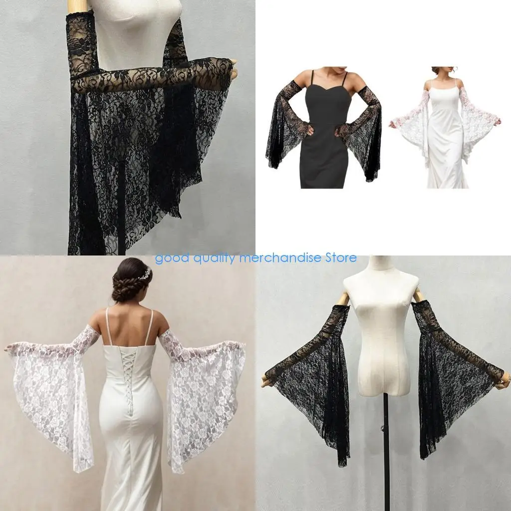 y5jd-bells-sleeve-lace-arm-sleeves-for-bridal-shower-and-special-occasion-wedding-gowns-arm-coverage-for-women-formal-occasion