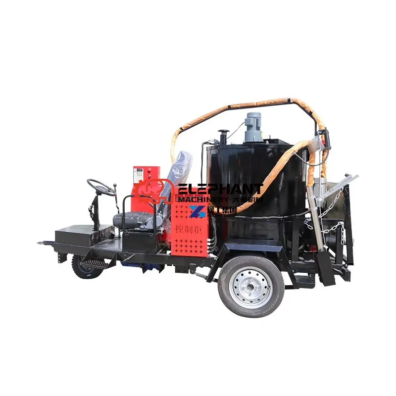Hot Sale LS-350 Road Crack Sealing Machine with Driving Motor for Road Pavement Joint Filling Sealant