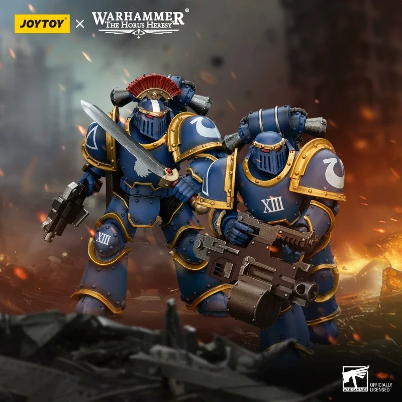 Joy Toy Warhammer 40K Ultramarines Legion MKIII Tactical Squad Action Figure Warhammer 40K Toys Decoration Model Toys Gifts