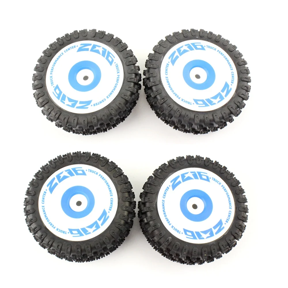 4Pcs Front and Rear Tires Wheel Tyre for Wltoys 124017 1/12 RC Car Upgrade Parts Spare Accessories