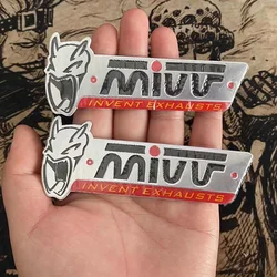 Aluminium Motorcycel Exhaust Pipes Pipe Decal Sticker For Mivv for YAMAHA Kawasaki Suzuki Honda