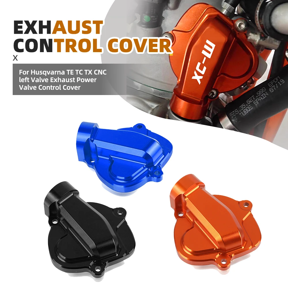 

Motorcycle For 250 300 SX XC XC-W EXC TPI Six Days For Husqvarna TE TC TX CNC left Valve Exhaust Power Valve Control Cover