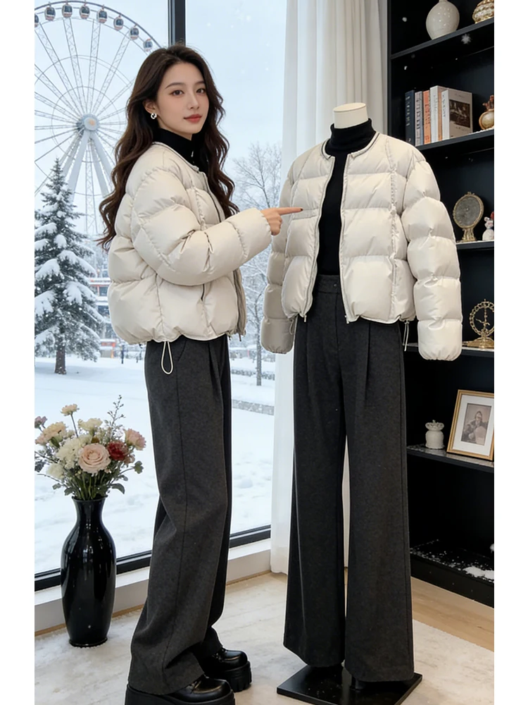 

Женская зимняя модная универсальная хлопковая одежда Thiened Ne, хлопковая одежда в Корейском стиле, свободная посадка