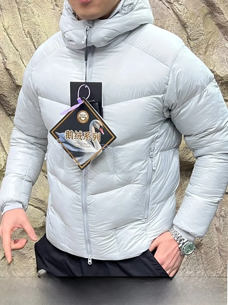 

Теплостойкий 30 Глуз! Мощность заполнения 800! 90% выбранный гусиный пух! Уличный водонепроницаемый теплый пуховый джет на осень и зиму...