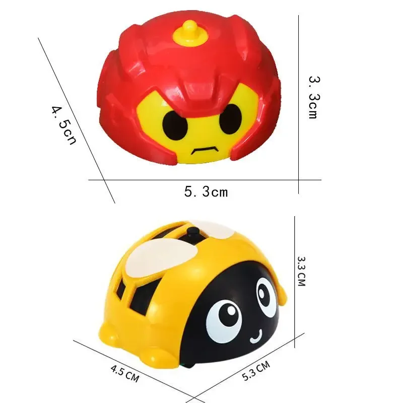 Cartoon Fingertip Gyro Toys Car Bibi Elf Little Q Rotating Gyro Finger Toy Game Battle Gyroscope Beyblade Spinning Top for Kids