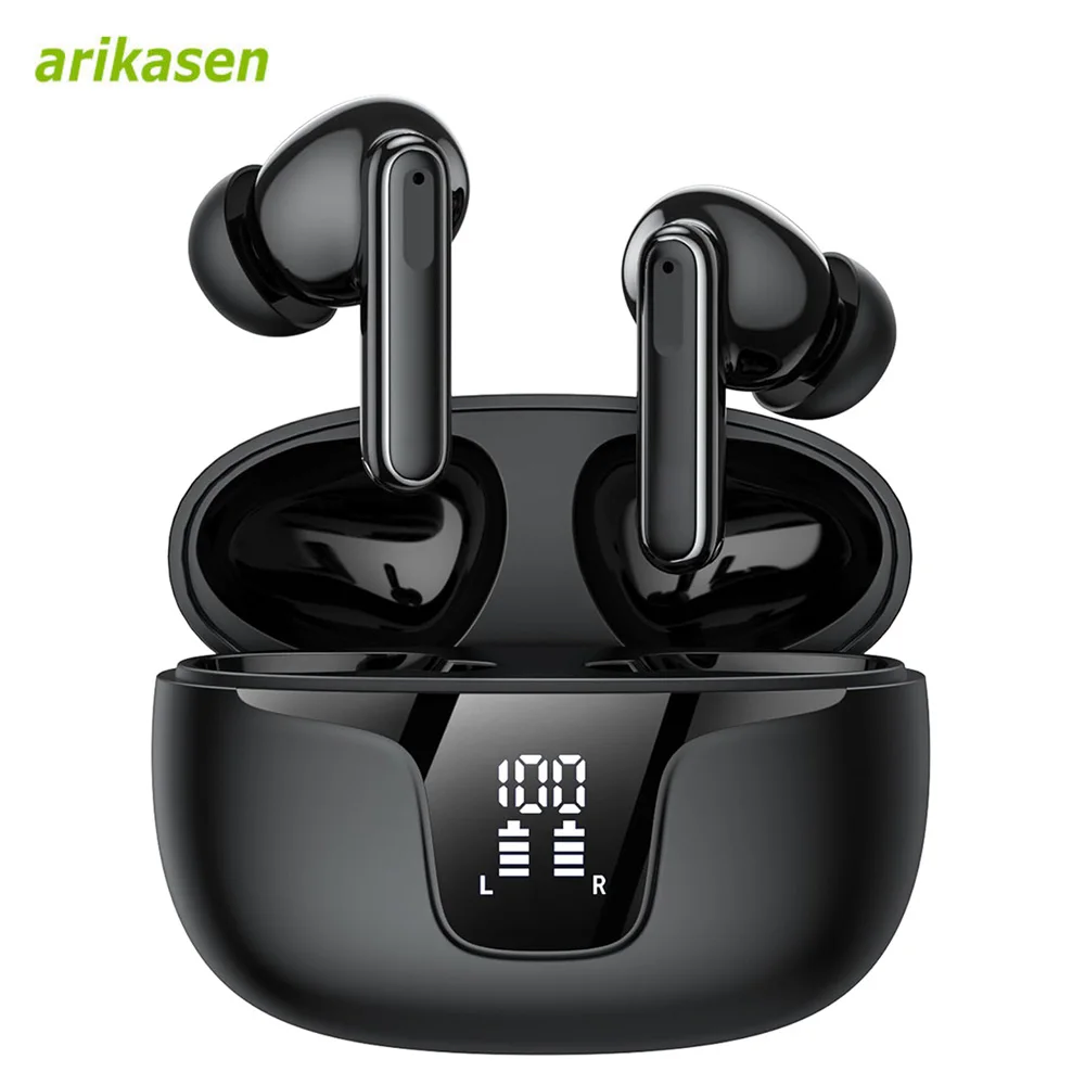 

Bluetooth True Wireless in-Ear Buds with 36 Hours Playtime,Extreme Comfort,Active Noise Cancellation Wireless Earbuds Clear Call