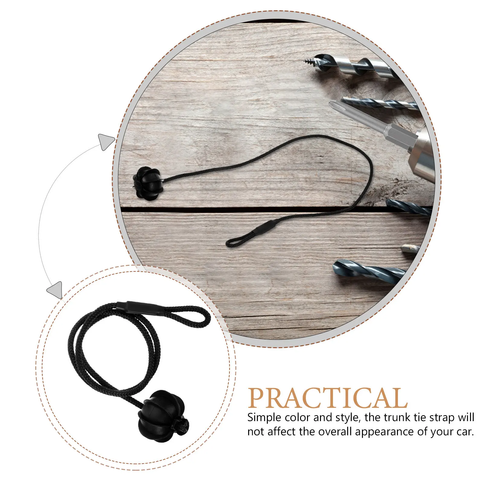 

Ремень-фиксатор для багажника с шариковым креплением, прочный, надежный, для задней части автомобиля, легко устанавливается, аксессуар для авто