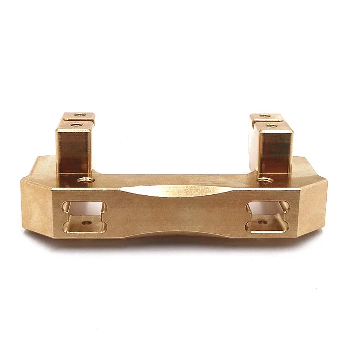 KYX Racing 119g/pcs Brass Front Bumper & Servo Mount for 1/10 RC Crawler Car Traxxas TRX-4 TRX4