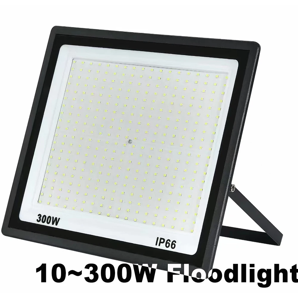 

300 Вт светодиодный прожектор 200 Вт 100 Вт наружный закаленное стекло IP66 водонепроницаемый светодиодный проектор 150 Вт настенный светильник 220 В
