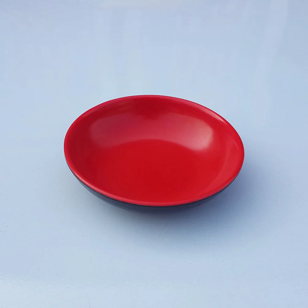 Dipping Sauce Bowls 4 Ceramic Sauce Dish Melamine Seasoning Plates Dessert Appetizer Dish Snack Bowl Small Serving Plate for