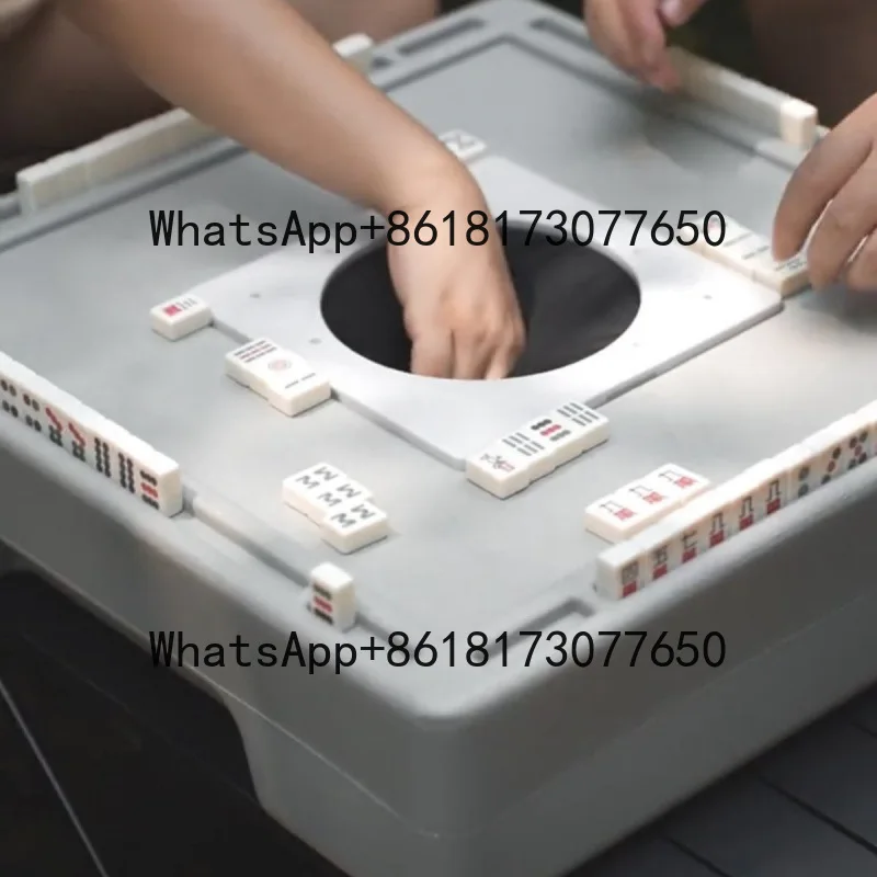 

[Leave-in Silent and Unplugged Mahjong Machine] Camping Portable Table Dormitory Home Travel Without Code Card
