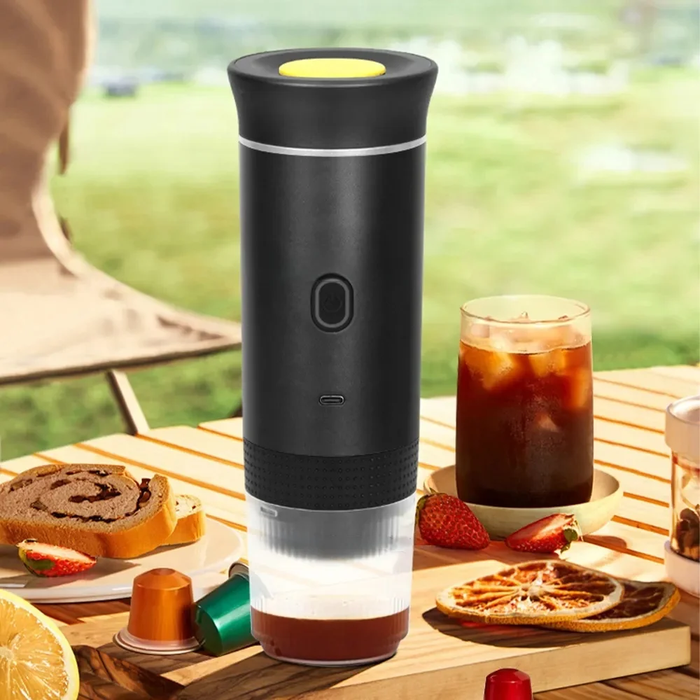 

Office Portable Espresso Maker Cold Hot Brewing Cafe Multi-function 3 in 1 Portable Mini Hand Espresso Capsule Coffee Machine