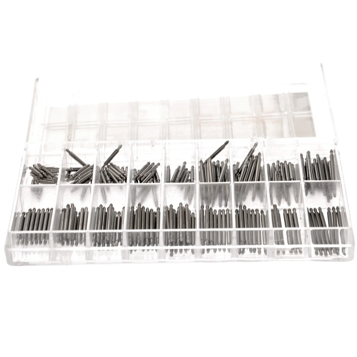 

270pcs Watch Strap Lug Suit Stainless Steel 18 Sizes 8 25mm Double Flange Metal Band Link Repair Tool