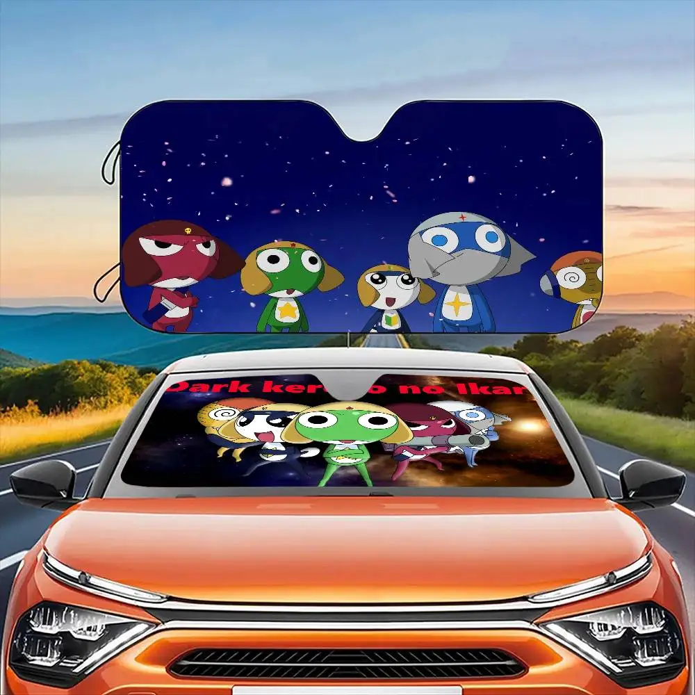 ستائر ظلة للسيارة من Ser-Anime-geant-new-Keroro للزجاج الأمامي مضادة للأشعة فوق البنفسجية حماية أمامية من الشمس واقي تبريد
