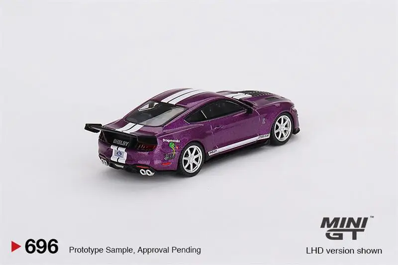 MINI GT Mijo Exclusives 1:64 Shelby GT500 Dragon Snake Concept Fuchsia Metallic LHD Diecast Model Car