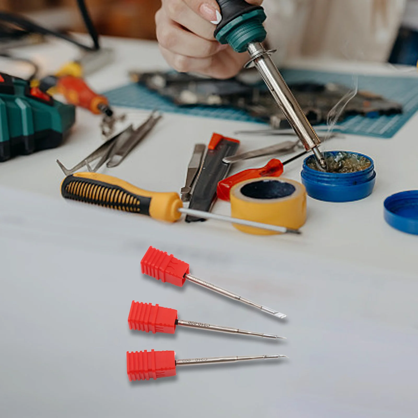 Soldering Projects C210 Soldering Iron Tips Compatible Soldering Tips User-Friendly Design Versatile Tool Compatibility