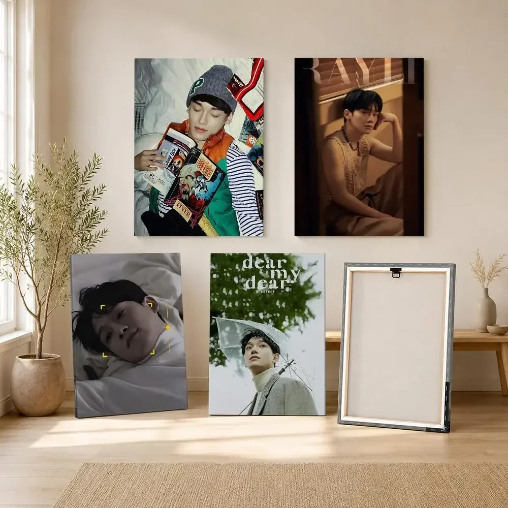 Best Seller Idol C-CHEN Painting Calligraphy Canvas Wall Art Living Room Bedroom Hallway ClearPrint Non-Fading&Gift