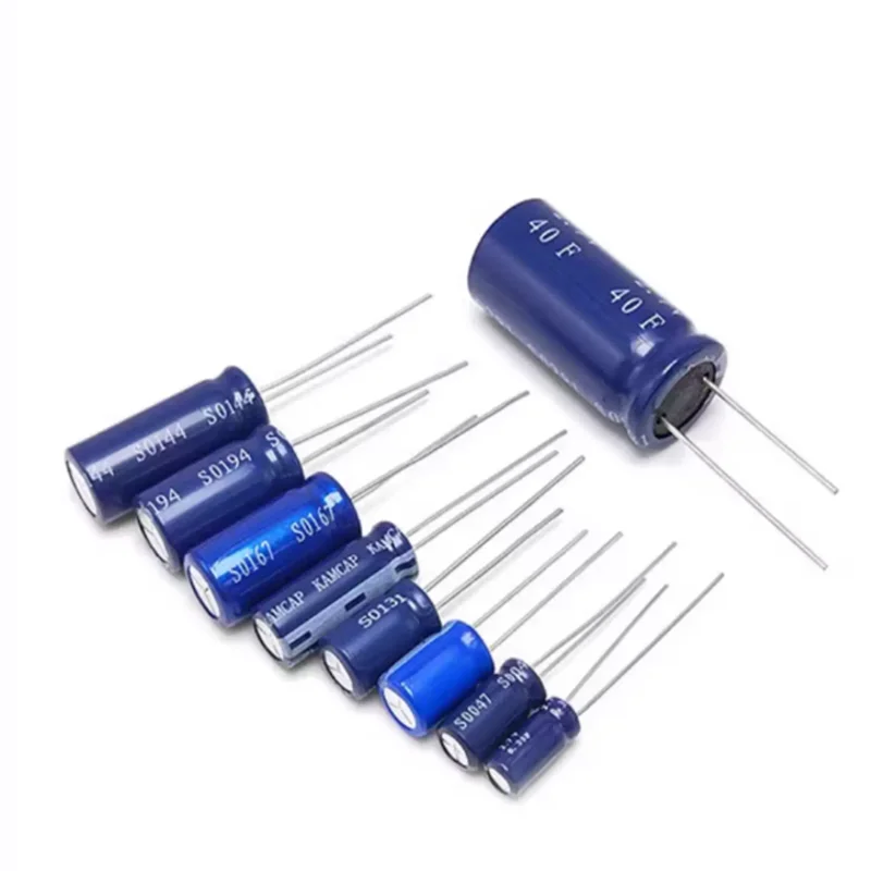 5 قطعة مكثف Superfarad 2.7V 0.35F1F2F3.3F4F5F10F15F20F30F مكثف طبقة مزدوجة R نوع