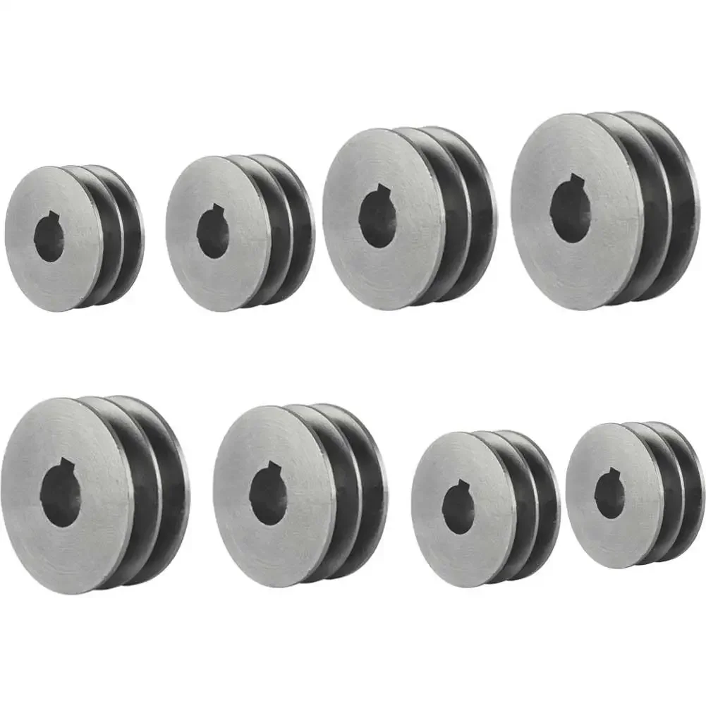 High performance V Belt Pulley Double Slot A Type Motor Accessory Cast Iron Material Various Sizes from 50mm 100