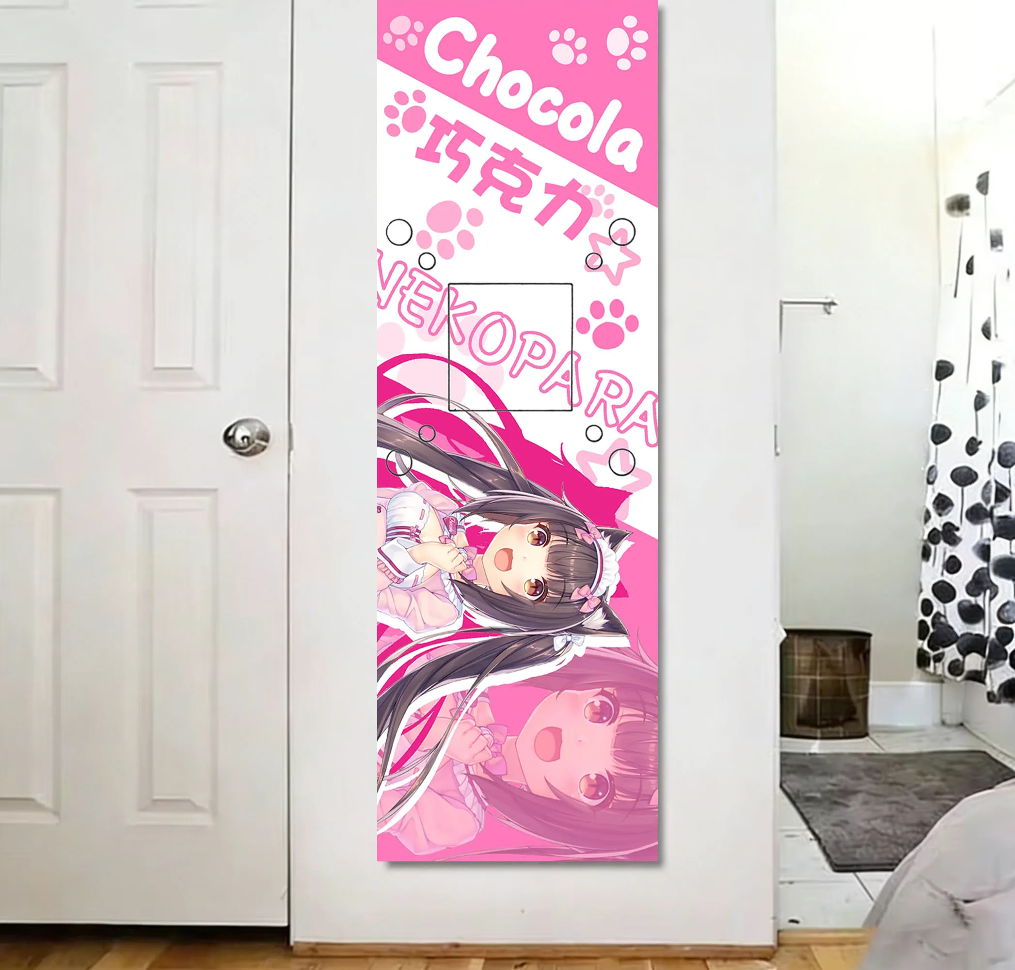 VIKAMA N-Nekopara Film-Wandteppich, niedliches Mädchen-Design, für Schlafzimmer, Zuhause, Wohnheim, Hintergrund, Stoff, Dekor, ästhetische Kunst, Geschenk für Anime-Fans