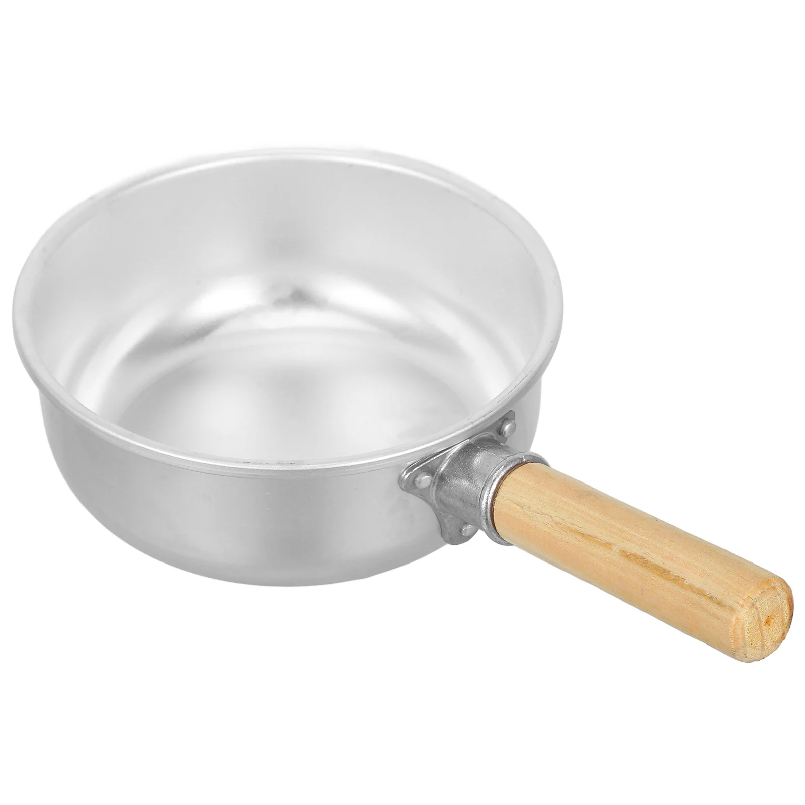

Aluminum Water Short Wooden Handle Kitchen Tool Home Garden Bailer Garden Bailer Smooth Surface Easy Clean