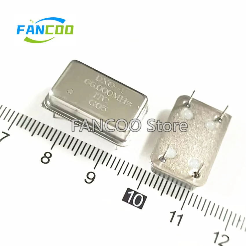 5pcs 66M 66MHZ 66.000M 66.000MHZ 80M 64M 96M 66.666M 75M 125MCrystal Oscillator Active OSC DIP-4 Rectangle Full Size 3.3V 5V 100